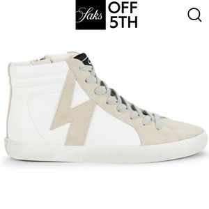 Sam Edelman Women's White Avon Leather & Suede High-top Sneakers